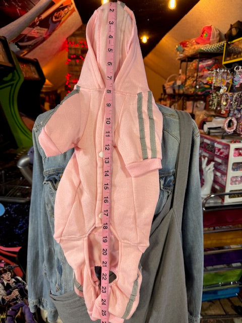 Pink Dog Jogging Suit Large