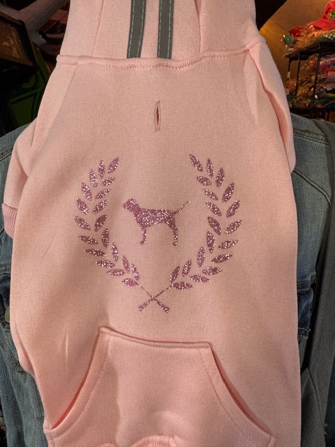 Pink Dog Jogging Suit Large