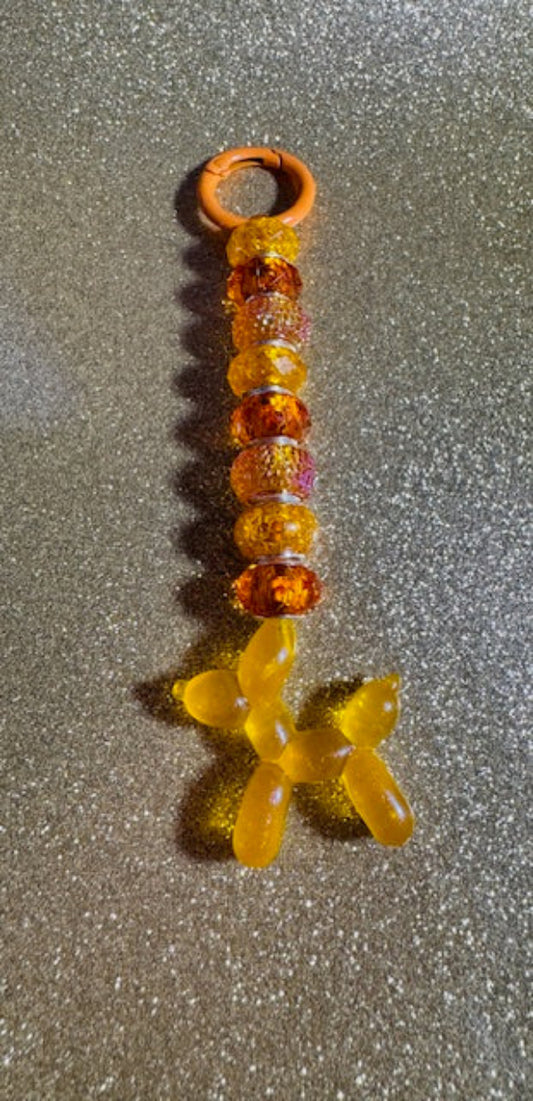 Balloon Dog Purse Charm/Keychain