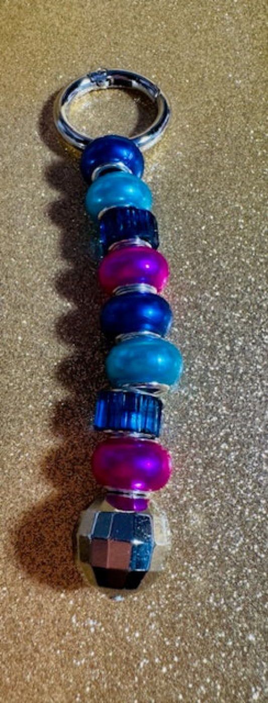Disco Blues Purse Charm/Keychain