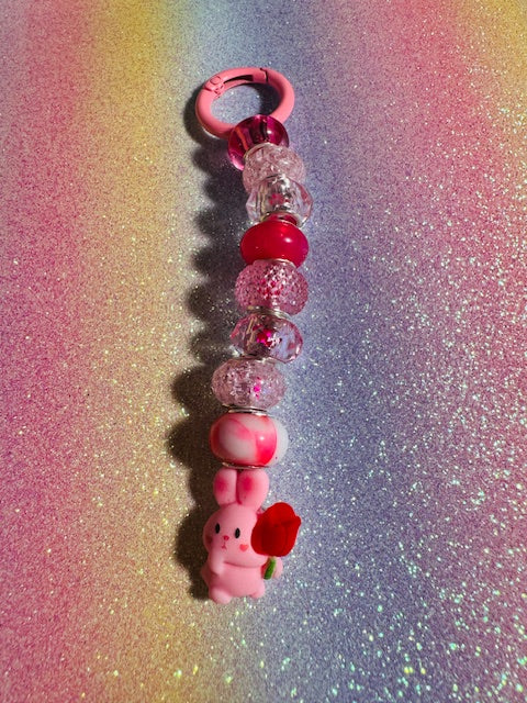 Bunny Blush Purse Charm/Keychain