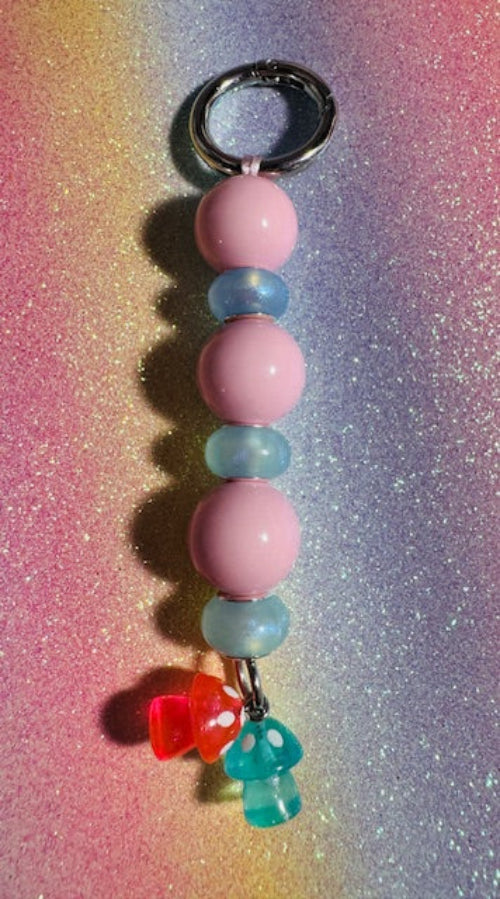 Mushroom Meadow Purse Charm/Keychain