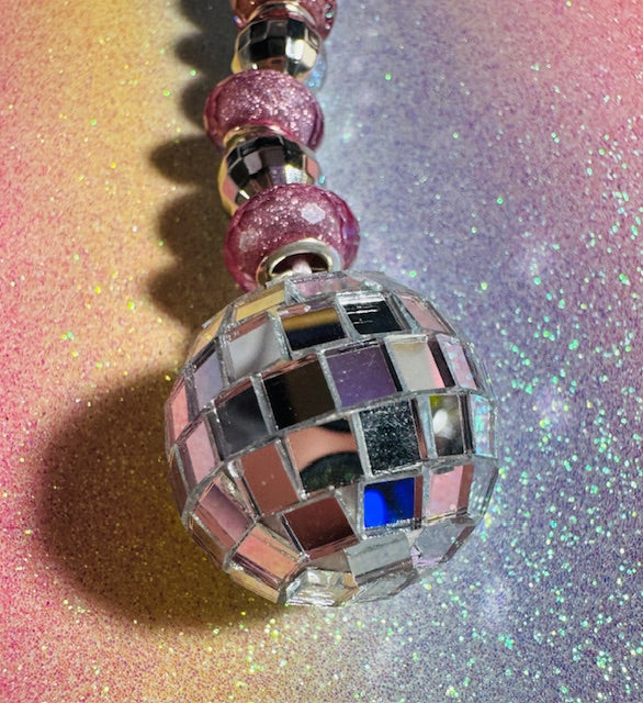 Glittering Grove Purse Charm/Keychain