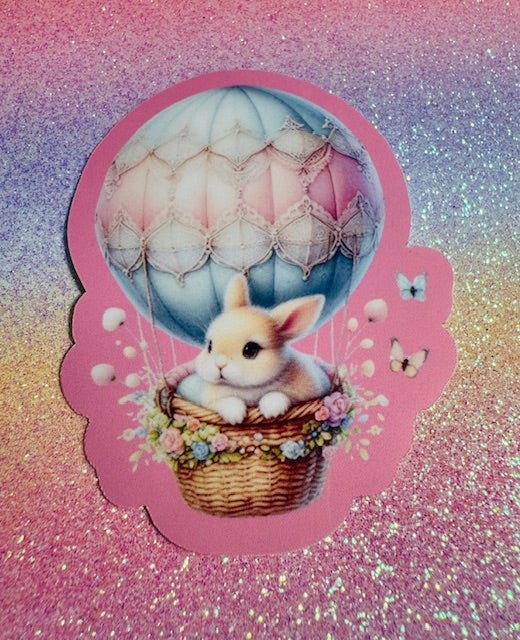 Fly Away Bunny Sticker