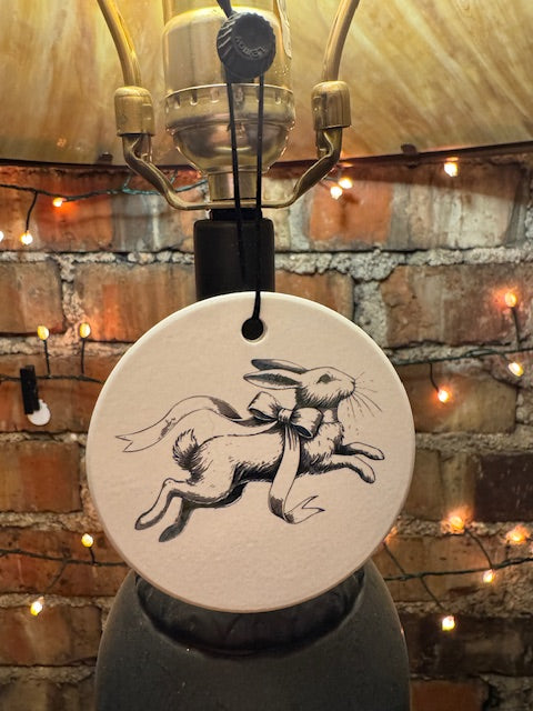 Run Away Rabbit Lamp Charm