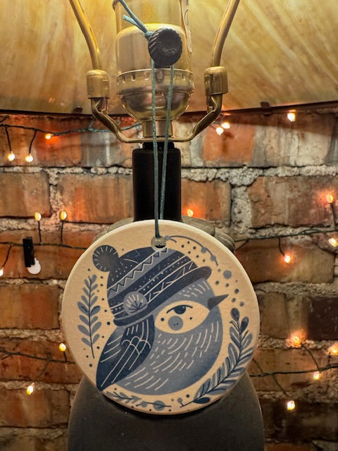 Little Blue Bird Lamp Charm