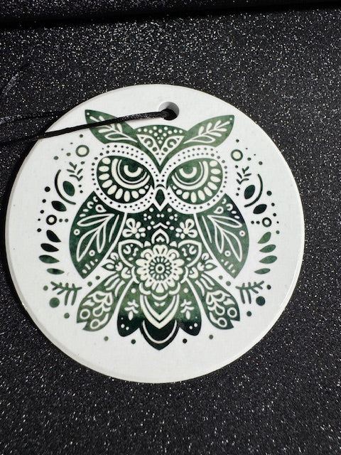 Wise Owl Lamp Charm