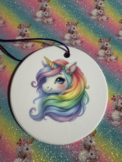 Unicorn Rainbow Lamp Charm