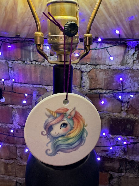 Unicorn Rainbow Lamp Charm