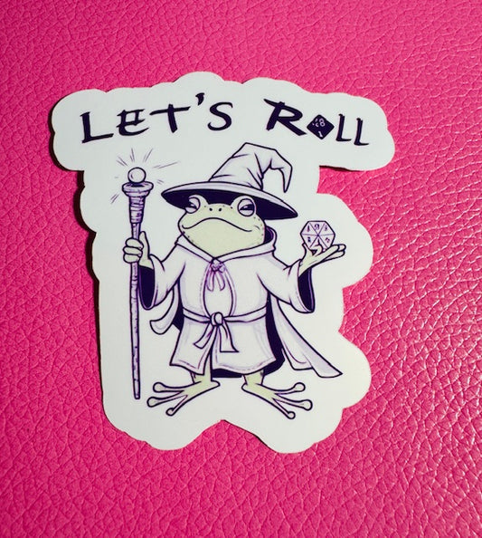 Wizard Frog Sticker