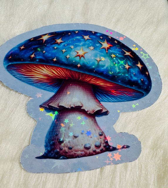 Cosmic Mushrooms Stickers