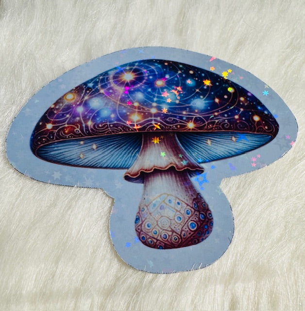 Cosmic Mushrooms Stickers