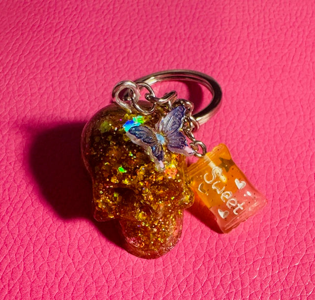 Skull Keychains/Purse Charms