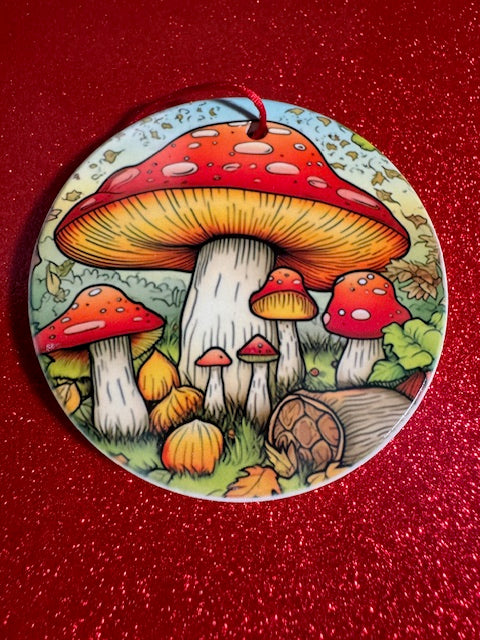 Red Mushroom Lamp Charm