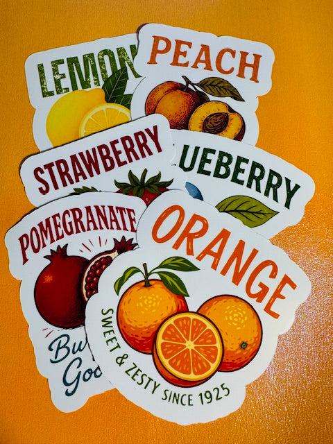 Fresh Fruit Stickers
