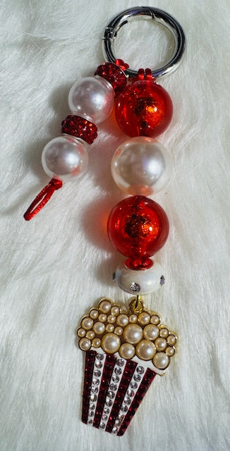 Popcorn Keychain/Purse Charm