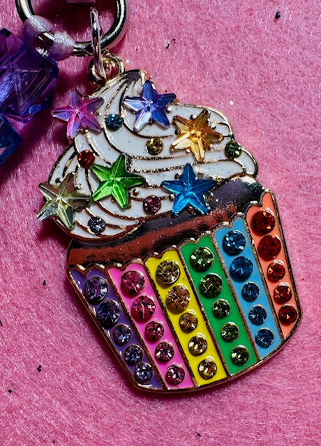 Cupcake Keychain/Purse Charm
