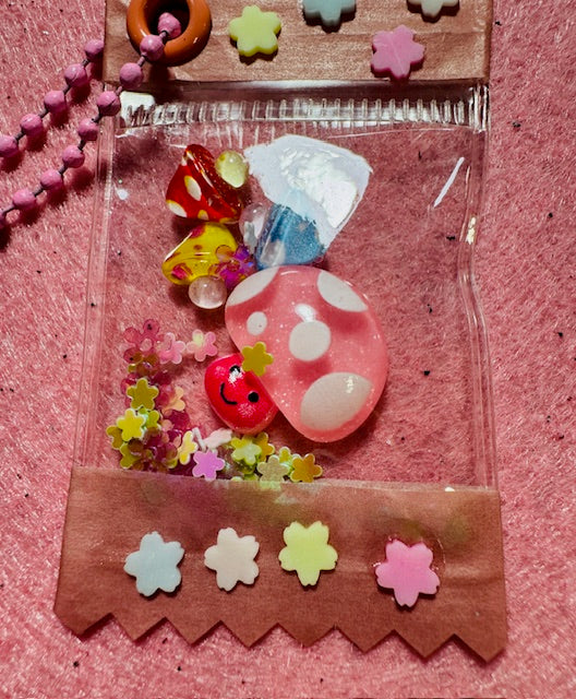 Mushroom Heaven Charm Bag