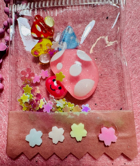 Mushroom Heaven Charm Bag