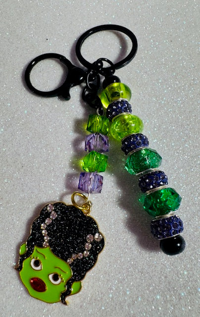 Bride of Frankenstein Bag Charm