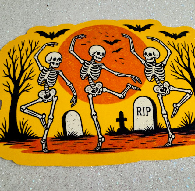 Dancing Skeletons Sticker