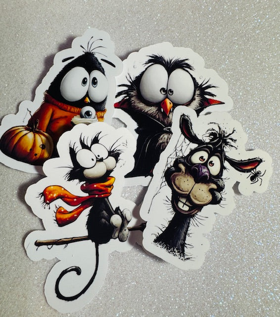 Cutey Halloween Stickers