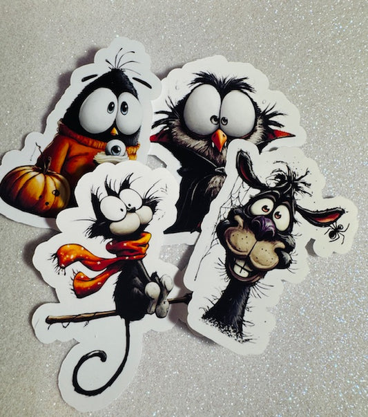 Cutey Halloween Stickers