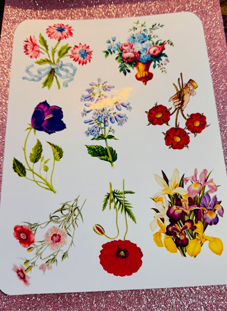 Flower Sticker Sheet