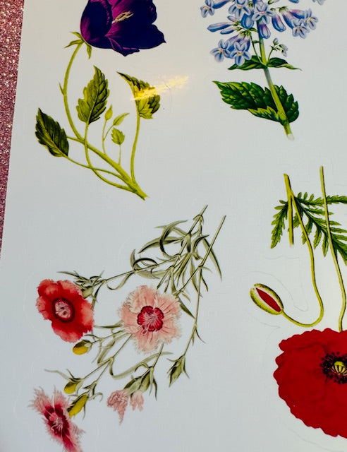 Flower Sticker Sheet