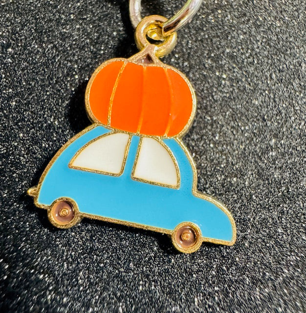 Little Blue Bug Zipper Pull