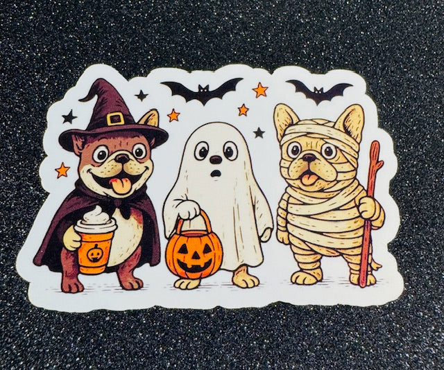Frenchie Halloween Stickers