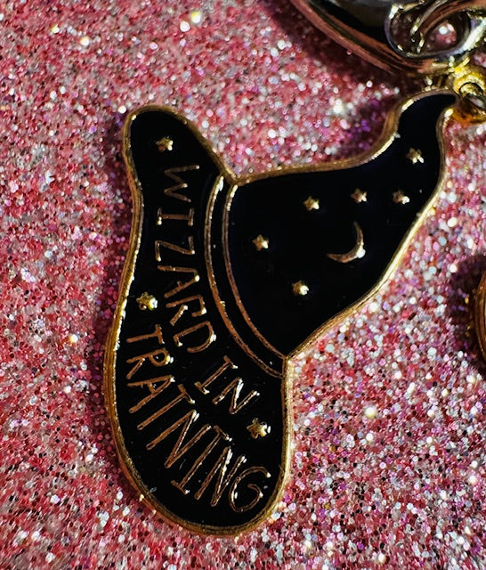 Wizard Kitty Zipper Pull