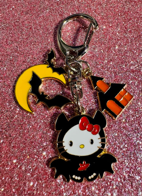 Batty Kitty Zipper Pull