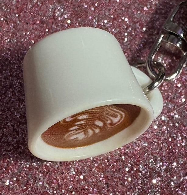 Coffee Time Purse Charm