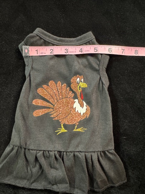 Turkey Day Dog Shirt Small