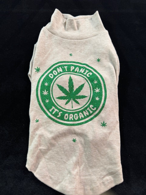 Organic Turtle neck Dog Shirt X Large