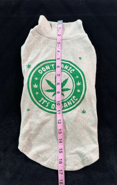 Organic Turtle neck Dog Shirt X Large