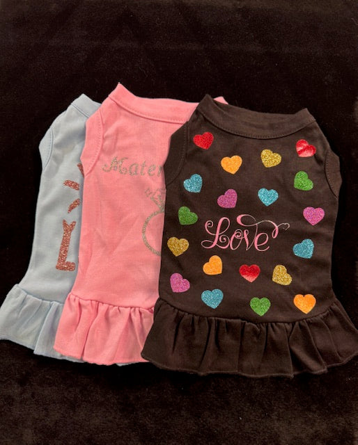 Rainbow Dog Dresses Medium