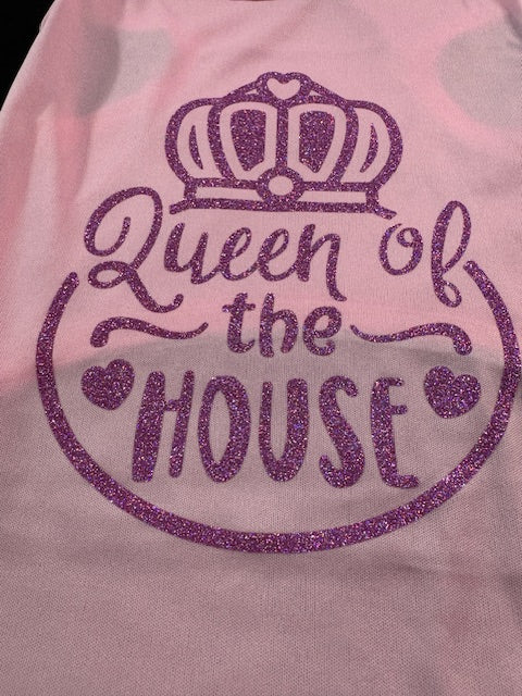 Queen of the House Dog Shirt XX Large