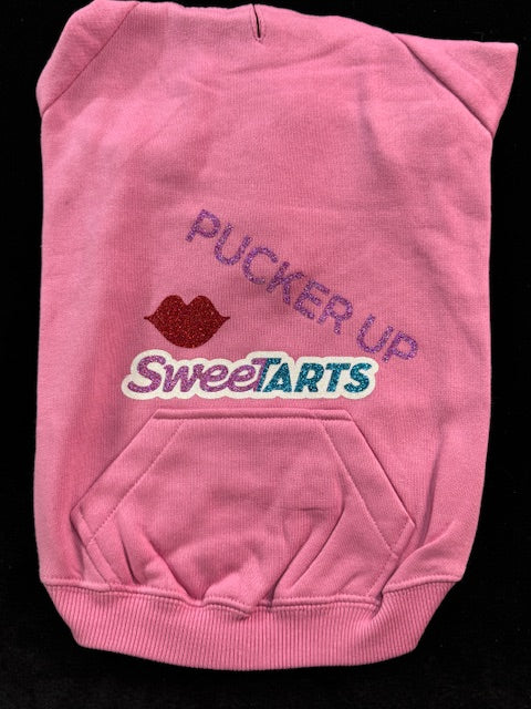 Pink Sweety Dog Hoodie Medium