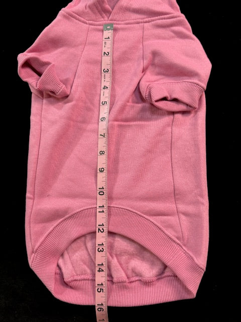 Pink Sweety Dog Hoodie Medium
