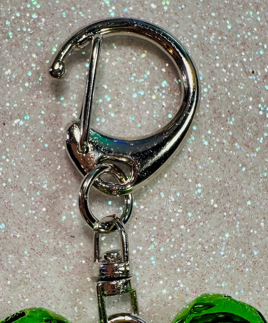 Green Bells Purse Charm