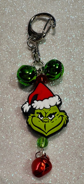Green Bells Purse Charm