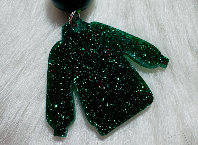 Santa Christmas Sweater Keychain