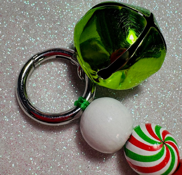 Green Bell Keychain