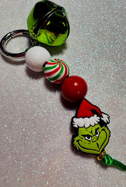 Green Bell Keychain