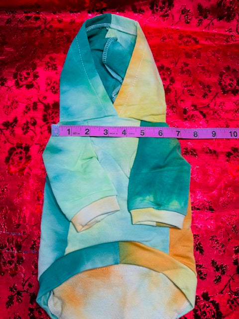 Peace and Love Santa Dog Shirt Large