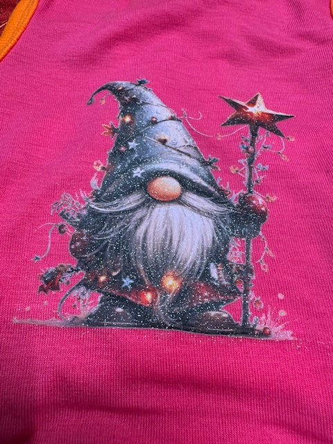 Christmas Gnome Dog Shirt Small