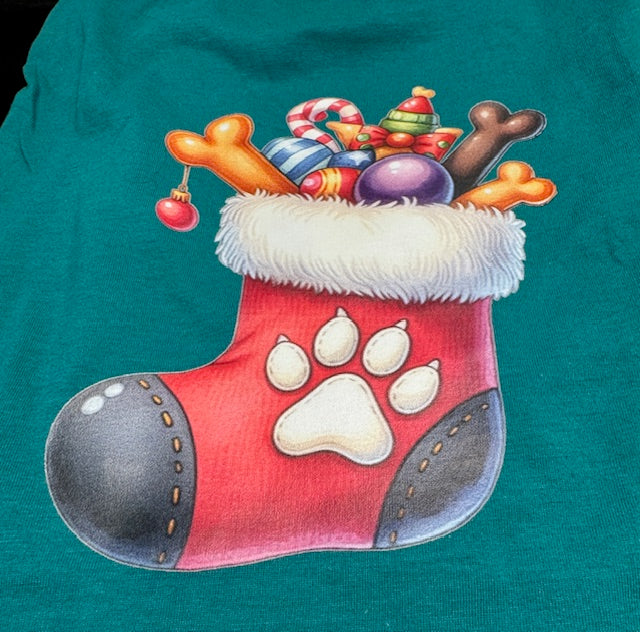 Stocking Dog Shirt XLarge