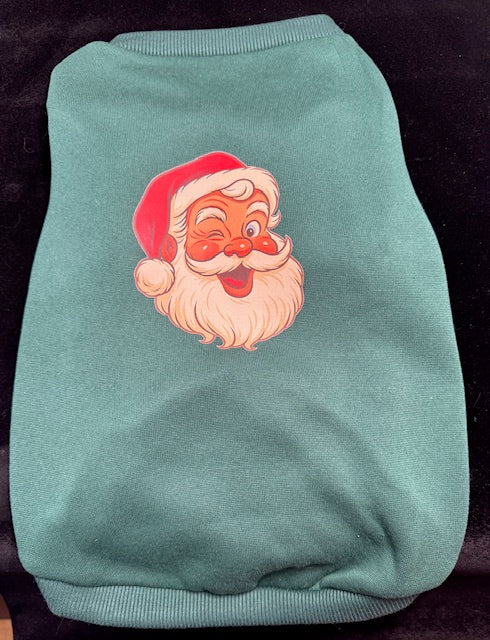 Santa Dog Shirt XL